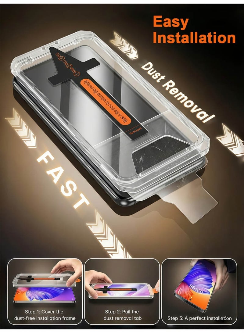 AMIJOY 2-Pack Samsung Galaxy S26 Ultra Screen Protector with Auto Alignment Kit , 9H+ Tempered Glass, Easy Installation, Scratch Resistant, Mil-Grade Screen Guard for Samsung S26 Ultra - Image 2